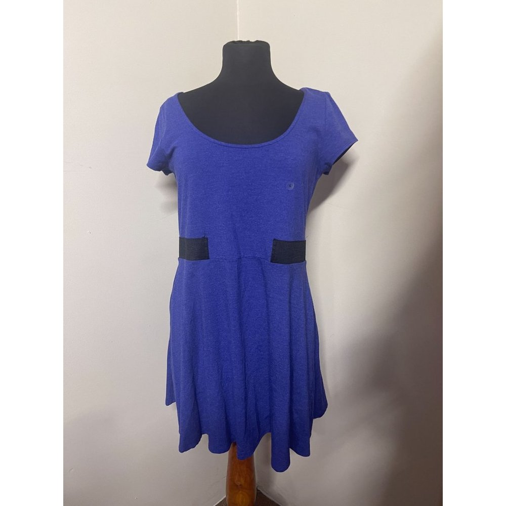 NWT American Eagle Purple Stretch Dress with Back Cutout Size L